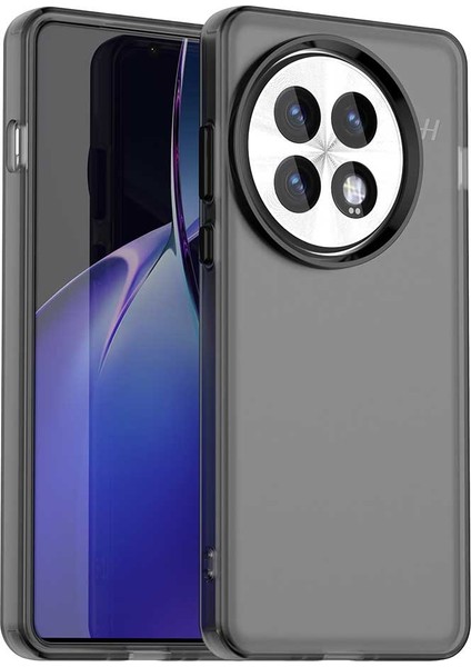 Oneplus 13 Kılıf Pc+Tpu+Pet Mat Düşmeye Karşı Telefon Arka Kapağı-Siyah (Yurt Dışından)