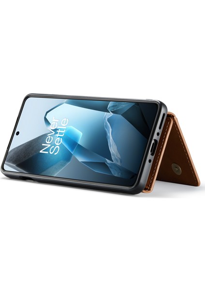 Dg.mıng M2 Serisi Oneplus 13 Kılıf Pu+Pc+Tpu Telefon Kılıfı Çıkarılabilir Cüzdan-Kahverengi (Yurt Dışından)
