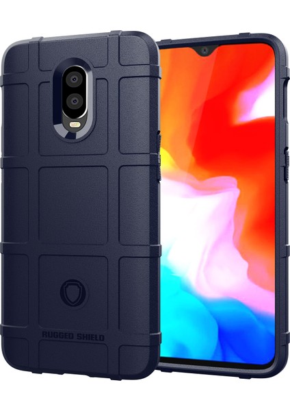 Oneplus 6t Rugger Shield Anti-Şok Tpu Kılıf-Mavi (Yurt Dışından)