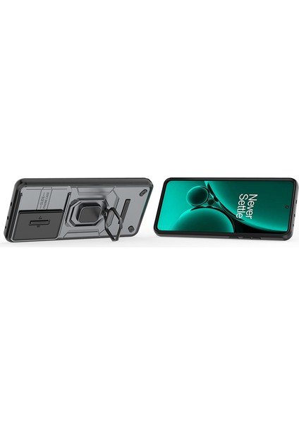 Oneplus Nord Ce3 5g Kılıf Kickstand Telefon Kılıfı Sürgülü Lens Koruyucu-Gri (Yurt Dışından) indirimleri