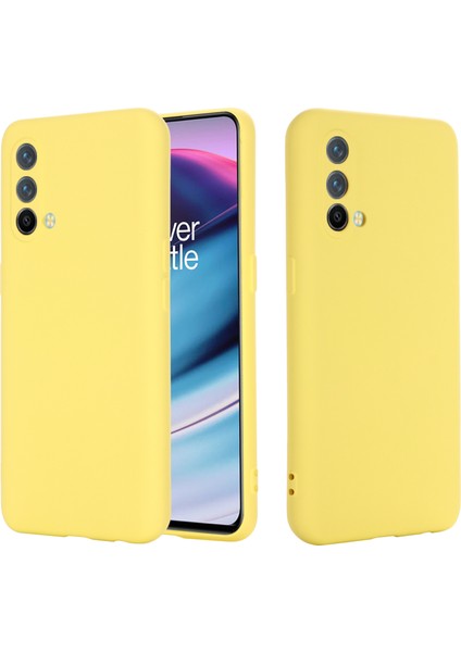 Yumuşak Sıvı Silikon Ince Hafif Darbeye Dayanıklı Koruyucu Kılıf Oneplus Nord Ce 5g-Sarı Için Kayışlı (Yurt Dışından) fiyatları
