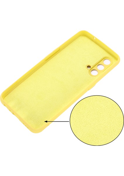 Yumuşak Sıvı Silikon Ince Hafif Darbeye Dayanıklı Koruyucu Kılıf Oneplus Nord Ce 5g-Sarı Için Kayışlı (Yurt Dışından) modelleri