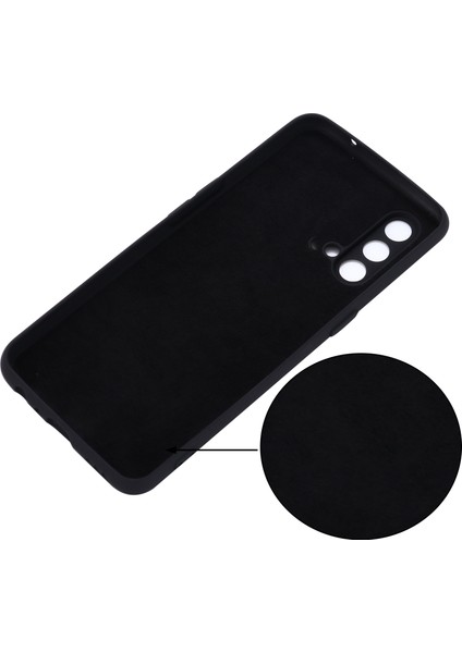 Yumuşak Sıvı Silikon Ince Hafif Darbeye Dayanıklı Koruyucu Kılıf Oneplus Nord Ce 5g-Siyah Için Kayışlı (Yurt Dışından) modelleri