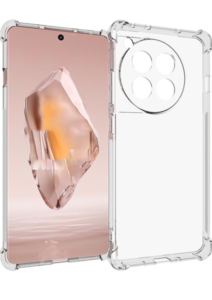 Oneplus Ace 3 5G/12R 5g Dört Köşe Hava Yastığı Cep Telefonu Kılıfı Hd Şeffaf Kaymayan Tpu Telefon Kılıfı (Yurt Dışından)