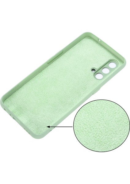 Yumuşak Sıvı Silikon Ince Hafif Darbeye Dayanıklı Koruyucu Kılıf Oneplus Nord Ce 5g-Yeşil Için Kayışlı (Yurt Dışından) modelleri