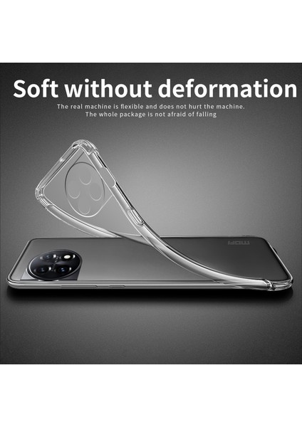 Mofı Oneplus 11 5g Için Koruyucu Telefon Kılıfı, Yumuşak Tpu Çizilmez Cep Telefonu Kılıfı (Yurt Dışından)