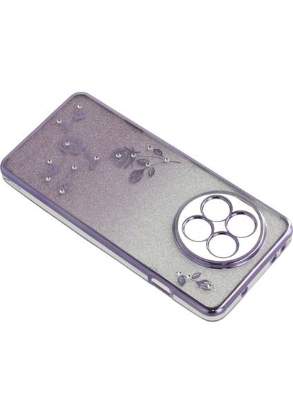 Kadem Oneplus Ace 5 5G/13R 5g Kılıf Çiçek Tpu Esnek Degrade Telefon Kılıfı-Mor (Yurt Dışından) fırsatları