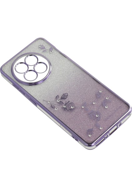 Kadem Oneplus Ace 5 5G/13R 5g Kılıf Çiçek Tpu Esnek Degrade Telefon Kılıfı-Mor (Yurt Dışından) indirimleri