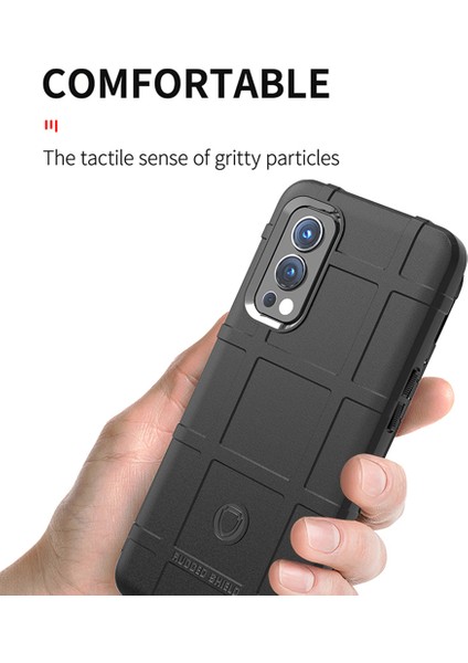 Tam Gövde Sağlam Kare Izgara Doku Darbeye Dayanıklı Yumuşak Tpu Düşme Koruyucu Kılıf Oneplus Nord 2 5g-Yeşil (Yurt Dışından) fırsatları