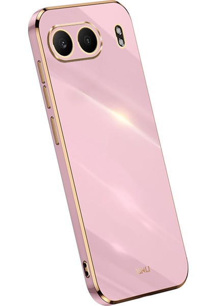 Xınlı Oneplus Nord 4 Kılıf Tpu Telefon Kılıfı Elektrokaplama Çerçeveli-Mor (Yurt Dışından)
