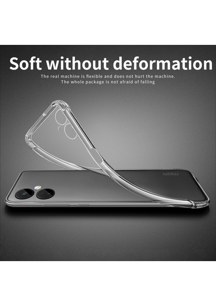 Mofı Oneplus Nord Ce 3 Lite 5g/nord N30 5g Darbeye Dayanıklı Şeffaf Koruyucu Kılıf Yumuşak Tpu Telefon Kılıfı (Yurt Dışından)