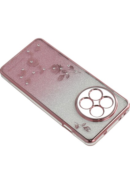 Kadem Oneplus Ace 5 5G/13R 5g Kılıf Çiçek Tpu Esnek Degrade Telefon Kılıfı-Gül Altını (Yurt Dışından) fırsatları