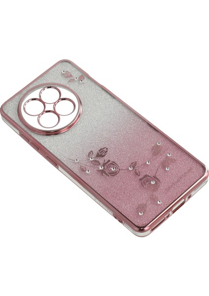 Kadem Oneplus Ace 5 5G/13R 5g Kılıf Çiçek Tpu Esnek Degrade Telefon Kılıfı-Gül Altını (Yurt Dışından) indirimleri