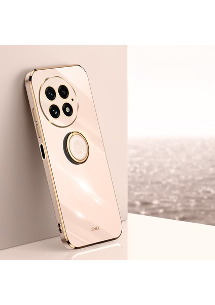 Xınlı Oneplus 13 Kılıf Halkası Kickstand Elektrokaplama Tpu Telefon Kılıfı-Pembe (Yurt Dışından) indirimleri