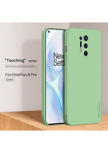 Pınwuyo Hassas Kesikler Yumuşak Silikon Darbeye Dayanıklı Koruyucu Arka Kapak Oneplus 8 Pro-Yeşil (Yurt Dışından) fırsatları