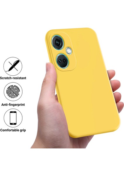 Oneplus Nord Ce3 5g Için Sıvı Silikon Telefon Kılıfı Yumuşak Astar Darbeye Dayanıklı Telefon Kılıfı-Sarı (Yurt Dışından) modelleri