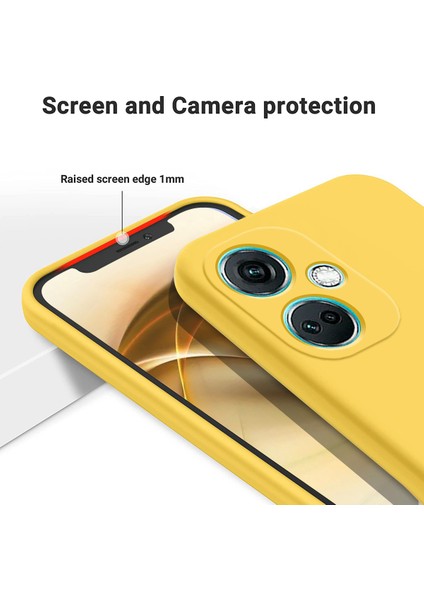 Oneplus Nord Ce3 5g Için Sıvı Silikon Telefon Kılıfı Yumuşak Astar Darbeye Dayanıklı Telefon Kılıfı-Sarı (Yurt Dışından) indirimleri
