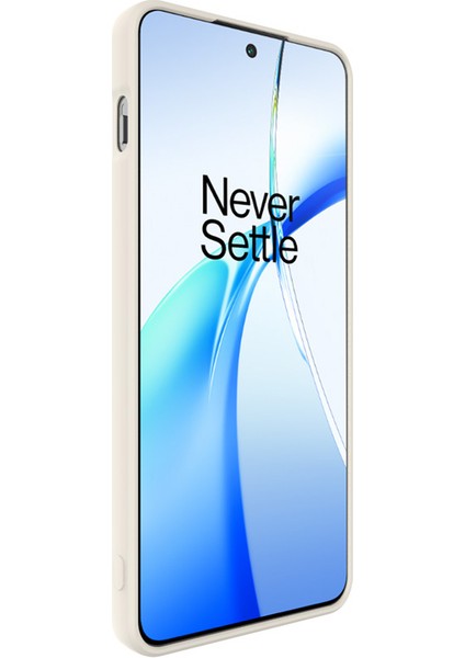 Imak Uc-4 Serisi Oneplus Ace 3V 5g Tpu Kılıf Düz Kenar Koruyucu Telefon Kılıfı-Beyaz (Yurt Dışından)