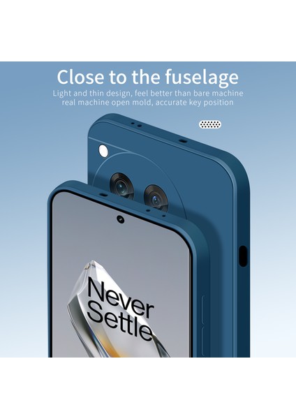 Pınwuyo Jk Touching Serisi Oneplus 12 5g Kılıf Çizilmez Yumuşak Tpu Arka Kapak-Lacivert (Yurt Dışından)