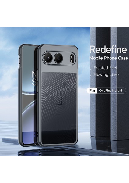 Dux Ducıs Aimo Serisi Oneplus Nord 4 Kılıf Tpu+Pc Mat Telefon Kılıfı (Reach Sertifikası)-Siyah (Yurt Dışından)