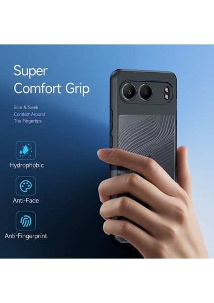 Dux Ducıs Aimo Serisi Oneplus Nord 4 Kılıf Tpu+Pc Mat Telefon Kılıfı (Reach Sertifikası)-Siyah (Yurt Dışından)