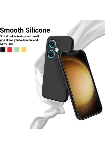Oneplus Nord Ce3 5g Için Sıvı Silikon Telefon Kılıfı Yumuşak Astar Darbeye Dayanıklı Telefon Kılıfı-Siyah (Yurt Dışından) fırsatları
