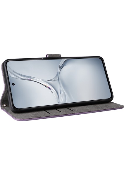 Oneplus Nord Ce4 Lite 5g/oppo K12X 5g (Çin) Kılıf Pu Deri Rfıd Engelleme Telefon Kılıfı-Mor (Yurt Dışından) fırsatları