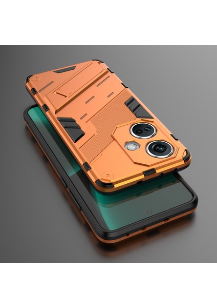 Oneplus Nord Ce3 5g Için Pc+Tpu Darbeye Dayanıklı Kılıf, Kickstand Zırhlı Telefon Kılıfı-Turuncu (Yurt Dışından) indirimleri