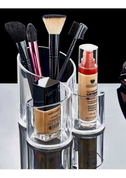Çok Amaçlı Kozmetik ve Makyaj Organizeri - Şeffaf ve Şık Düzenleyici
