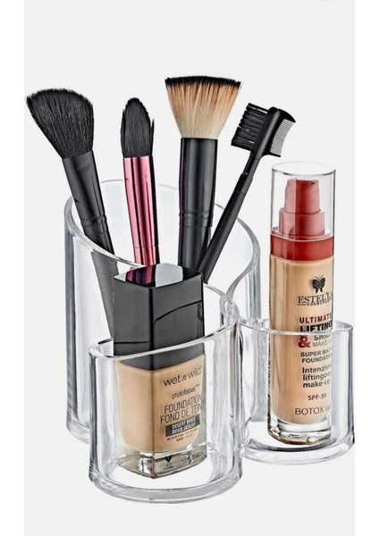 Çok Amaçlı Kozmetik ve Makyaj Organizeri - Şeffaf ve Şık Düzenleyici fiyatları