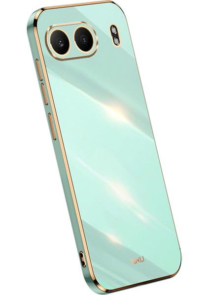 Xınlı Oneplus Nord 4 Kılıf Tpu Telefon Kılıfı Galvanik Çerçeveli-Camgöbeği (Yurt Dışından)
