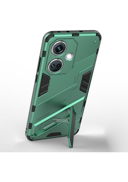 Oneplus Nord Ce3 5g Için Pc+Tpu Darbeye Dayanıklı Kılıf, Destekli Zırhlı Telefon Kılıfı-Yeşil (Yurt Dışından) modelleri
