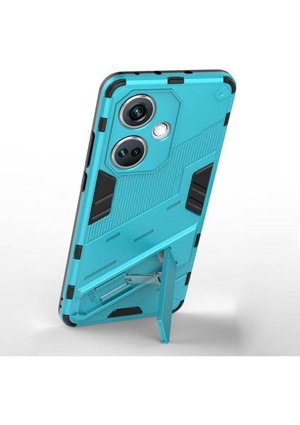 Oneplus Nord Ce3 5g Için Pc+Tpu Darbeye Dayanıklı Kılıf, Kickstand Zırhlı Telefon Kılıfı-Bebek Mavisi (Yurt Dışından) fırsatları