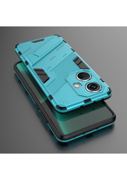 Oneplus Nord Ce3 5g Için Pc+Tpu Darbeye Dayanıklı Kılıf, Kickstand Zırhlı Telefon Kılıfı-Bebek Mavisi (Yurt Dışından) indirimleri