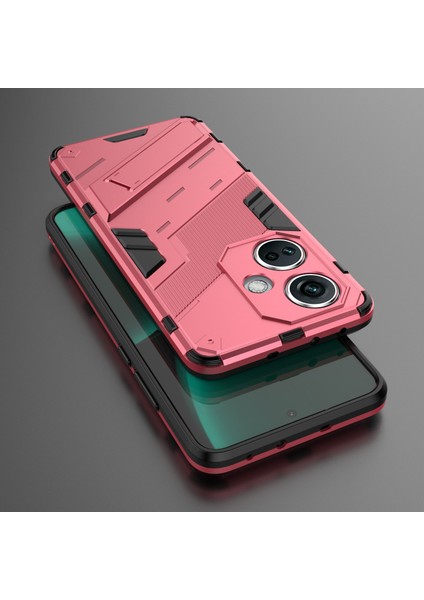 Oneplus Nord Ce3 5g Için Pc+Tpu Darbeye Dayanıklı Kılıf, Kickstand Zırhlı Telefon Kılıfı-Gül (Yurt Dışından) indirimleri