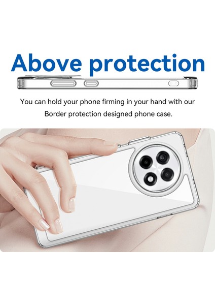 Oneplus 13R 5g/ace 5 5g/ace 5 Pro 5g Tpu+Akrilik Koruyucu Telefon Kılıfı Için Şeffaf Kılıf-Şeffaf (Yurt Dışından) fırsatları