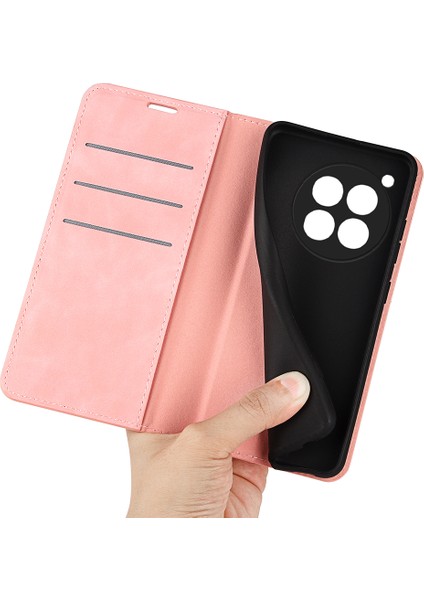 Oneplus 12 5g Pu Deri Cilt-Dokunmatik Kılıf Cüzdan Kapaklı Telefon Kılıfı-Pembe (Yurt Dışından) modelleri