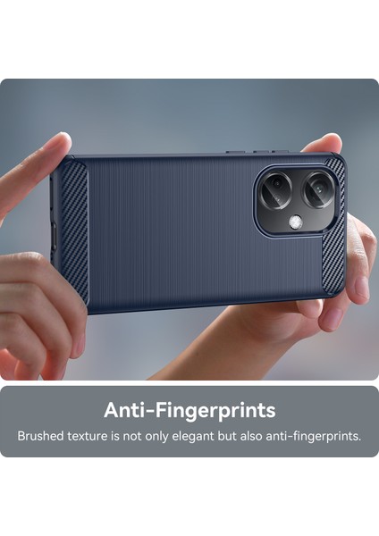 Oneplus Nord Ce3 5g Anti-Düşme Telefon Kılıfı Karbon Fiber Doku Yumuşak Tpu Fırçalanmış Kapak-Mavi (Yurt Dışından) indirimleri