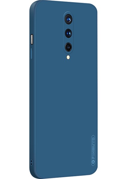 Pınwuyo Oneplus 8-Blue Için Hassas Kesikli Ince Silikon Darbeye Dayanıklı Telefon Kılıfı (Yurt Dışından)