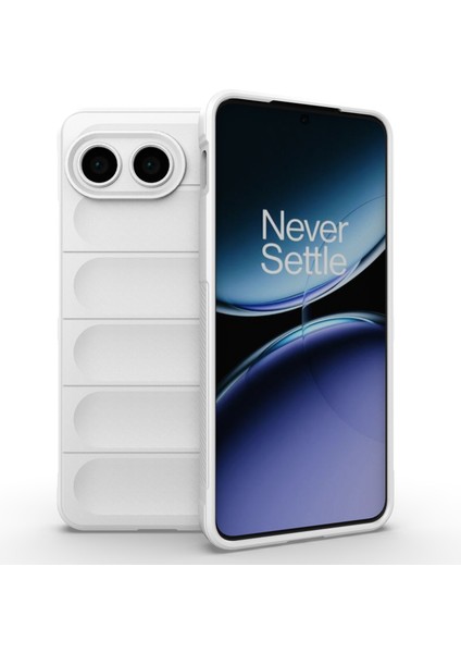 Oneplus Nord 4 Kılıf Düşmeye Karşı Yumuşak Tpu Sağlam Telefon Arka Kapağı-Beyaz (Yurt Dışından)