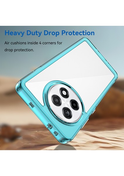 Oneplus 13R 5g/ace 5 5g/ace 5 Pro 5g Tpu+Akrilik Koruyucu Telefon Kılıfı Için Şeffaf Kılıf-Şeffaf Mavi (Yurt Dışından) modelleri