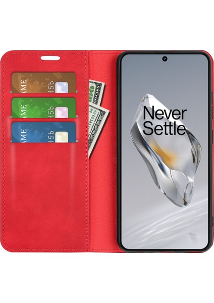 Oneplus 12 5g Pu Deri Cilt-Dokunmatik Kılıf Cüzdan Kapaklı Telefon Kılıfı-Kırmızı (Yurt Dışından) fırsatları