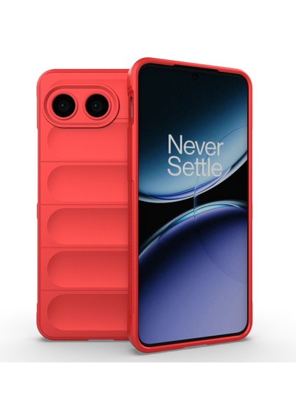 Oneplus Nord 4 Kılıf Düşmeye Karşı Yumuşak Tpu Sağlam Telefon Arka Kapağı-Kırmızı (Yurt Dışından)