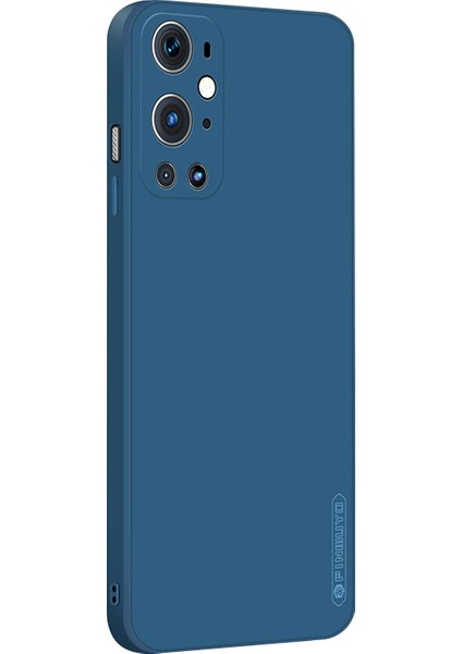 Pınwuyo Yumuşak Silikon Koruyucu Cep Telefonu Arka Kılıf Kılıfı Oneplus 9 Pro-Mavi (Yurt Dışından)