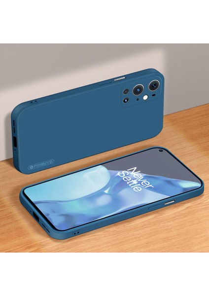 Pınwuyo Yumuşak Silikon Koruyucu Cep Telefonu Arka Kılıf Kılıfı Oneplus 9 Pro-Mavi (Yurt Dışından) fiyatları