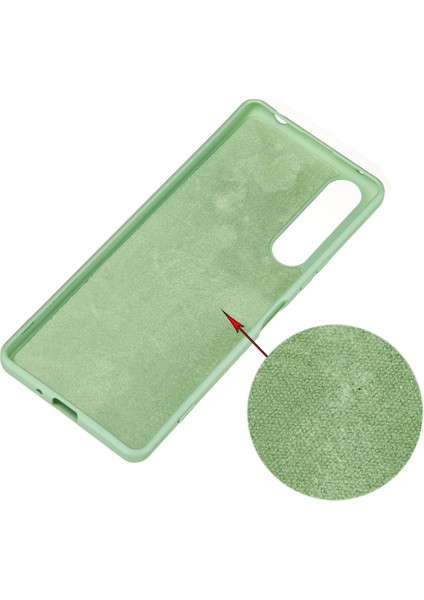 Sony Xperia 5 Iı-Yeşil Için Sıvı Silikon Telefon Kılıfı (Yurt Dışından) modelleri
