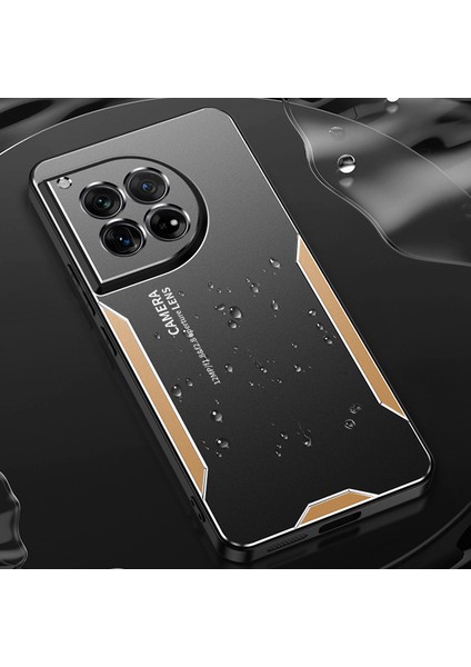 Oneplus Ace 3 5G/12R 5g Kılıf Koruyucu Alüminyum Alaşım+Tpu+Pc Telefon Kılıfı-Kırmızı (Yurt Dışından)