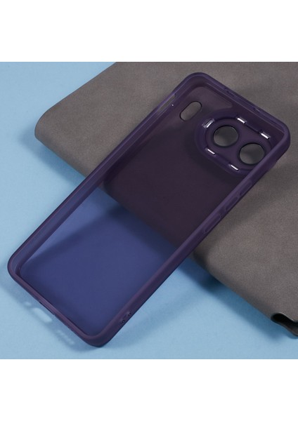 Oneplus Nord 4 Kılıf Elektrokaplama Kamera Çerçevesi Tpu Telefon Kılıfı-Şeffaf Mor (Yurt Dışından)