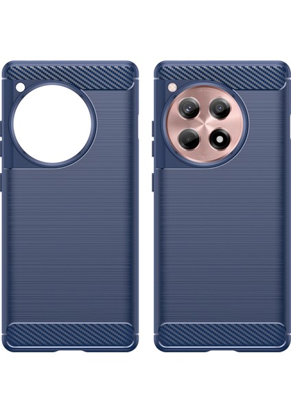 Oneplus 12R 5g/ace 3 5g Kılıf Fırçalanmış Tpu Parmak Izi Önleyici Telefon Kılıfı-Mavi (Yurt Dışından) modelleri