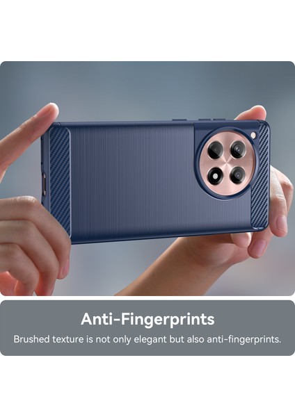 Oneplus 12R 5g/ace 3 5g Kılıf Fırçalanmış Tpu Parmak Izi Önleyici Telefon Kılıfı-Mavi (Yurt Dışından) indirimleri